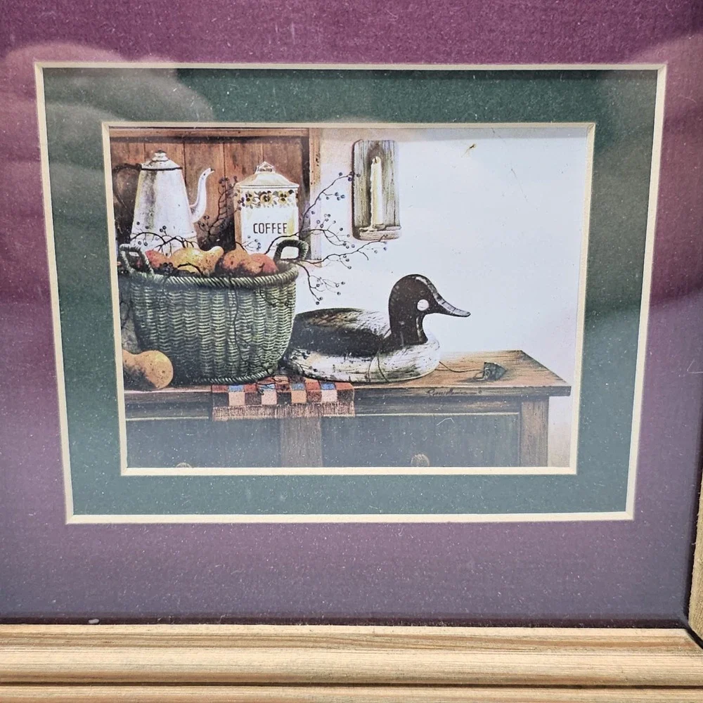 Vintage Duck Loon Mantel Shelf Clock Grandmacore Rustic Cottagecore Farmhouse